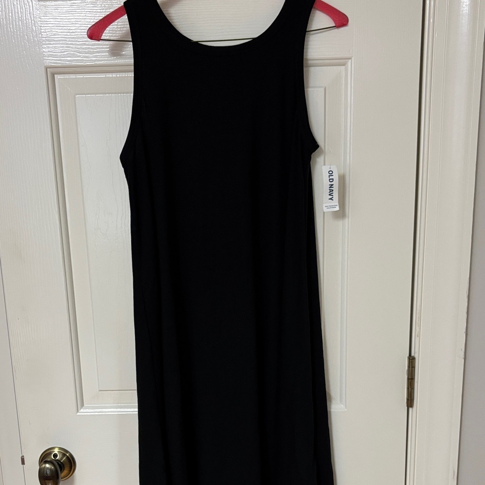 Old Navy Classic Black Midi Dress